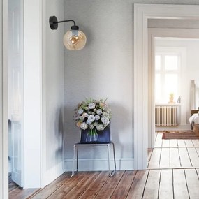 Aplică SOFIA 1xE27/60W/230V maro