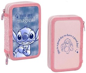 Disney Lilo și Stitch Magical Penar cu două niveluri completat