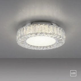 JUST LIGHT. 15221-17 - Plafonieră LED KULUNKA LED/32W/230V crom