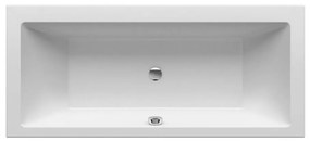 Ravak C881300000 - Cadă FORMY 180 x 80 cm, acrilică, albă