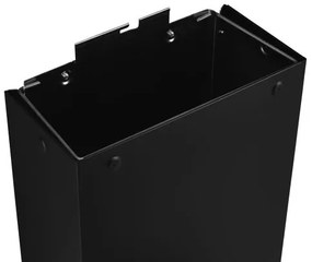 Coș de gunoi suspendat Stella, 27 l, negru