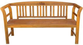 Banca de gradina cu perna, 157 cm, lemn masiv de acacia 1, Rosu, 157 cm, Rosu