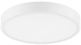Plafoniera LED moderna design slim PERFECT 40cm alba CCT Dimmable
