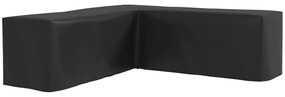 Outsunny Husă de Protecție Impermeabilă Salon de Grădină de Colț 420D Oxford Bâche Exterior anti-UV 250L x 250l x 79H cm, Negru | Aosom Romania