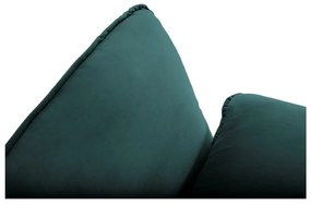 Colțar cu șezlong pe partea dreaptă Cosmopolitan Design Vienna, verde petrol