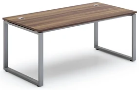 Masă SimpleOffice 180 x 90 cm, nuc / argint