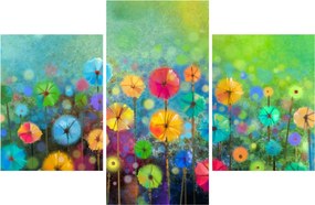 Tablou - Flori abstract (90x60 cm)