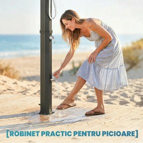 Outsunny Duș Exterior Ecologic cu Duș Portabil | Aosom Romania