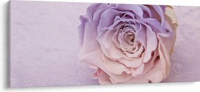 Tablou detaliu florii de trandafir (120x50 cm)