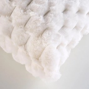 Pernă decorativă din blană artificială 45x45 cm Frosty – douceur d'intérieur