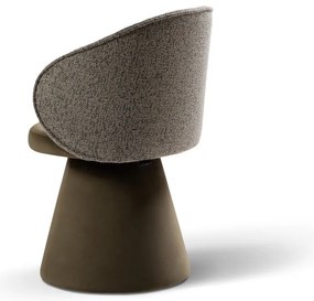 Fotoliu verde închis cu tapițerie din catifea Inez – Micadoni