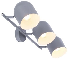 Plafonieră albastru-deschis cu abajur din metal 55x10 cm Azuro – Candellux Lighting