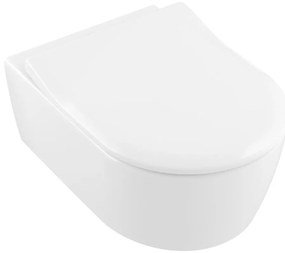Villeroy & Boch 5656RSR1 - Vas WC suspendat AVENTO cu capac SoftClose, ceramică/alb