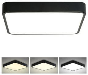 Plafonieră LED Brilagi POOL LED/48W/230V 3000/4500/6000K 50x50 cm negru