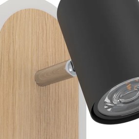 Eglo 901631 - Aplica de perete tip spot RIMBOCCHI LED/7W/230V maro/negru