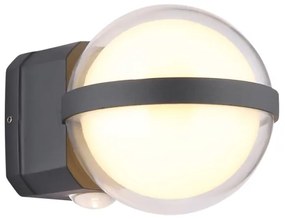 Aplică LED de exterior Globo 34157 ILLI LED/12W/230V IP54 negru