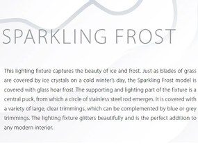 Lustra LED moderna Vision design LUX cristal SPARKLING FROST 35cm
