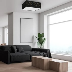 Plafonieră SENSO 3xE27/60W/230V neagră