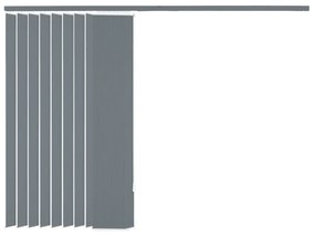Jaluzele verticale din material textil, gri, 150 x 180 cm Gri, 150 x 180 cm