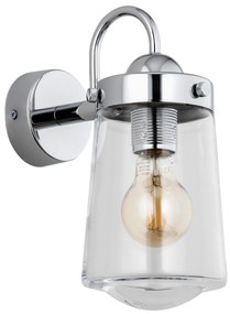 Aplica moderna design elegant PASADENA crom/transparent