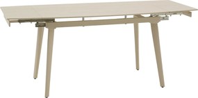 Masă ceramică extensibilă Maura BEJ 120/80 cm + 2 extensii 30 cm