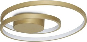 Plafoniera LED design circular OZ PL D040 ON-OFF OTTONE 3000K