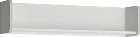 Polita ALBI, alb, PAL laminat, 118x24x26 cm