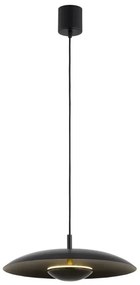 Argon 8868 - Lustră LED suspendată pe cablu BOLTON LED/12,5W/230V 3000K negru