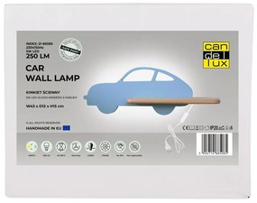 Corp de iluminat pentru copii albastru Car – Candellux Lighting