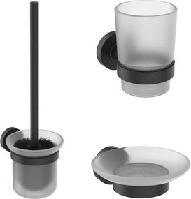 Set accesorii 3 in 1 Ideal Standard IOM negru mat