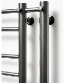 P.M.H. T2B-L - Radiator de baie tip scară THEIA, 352 W, 154 cm, stânga/negru