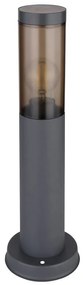 Stalp mic pentru iluminat exterior design modern IP44 Boston antracit