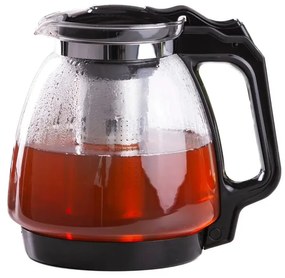 Ceainic din sticlă Altom cu infuzor 2,3 l,negru