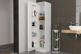 Dulap Organizator Baie/Bucatarie UnicUtil, 44 x 44 x 180 cm, Alb