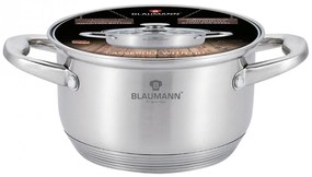 Oala cu capac otel inoxidabil 26 cm Satin Gourmet Line Blaumann BL 3321