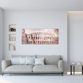 Tablou - Carte poștală de epocă a orașului N⁰2 (120x50 cm)