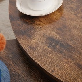 Masa de cafea Ella, maro inchis