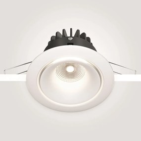 Spot LED incastrabil dimabil design modern Yin alb 9,8cm
