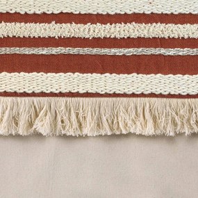 Draperie cărămizie-în culoare naturală din bumbac 140x240 cm Atlas – douceur d'intérieur