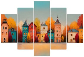 Tablou - Sat de toamnă (150x105 cm)