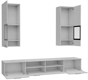 Zondo Mobilier living Sapphire Typ 09 (alb + alb lucios). 602262