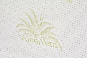 Topper saltea Aloe Vera Therapy Memory Arctic Gel 7 zone de confort, Green Future, 160x200 cm