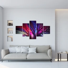 Tablou abstract cu copacul (125x70 cm), în 40 de alte dimensiuni noi