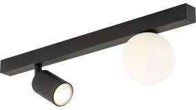 Spot VOX 1xG9/8W/230V + 1xGU10/10W negru