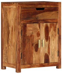 Servanta, 58,5x35x75,5 cm, lemn masiv de acacia