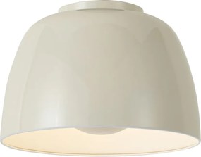 Plafonieră retro bej cu interior alb - Vera