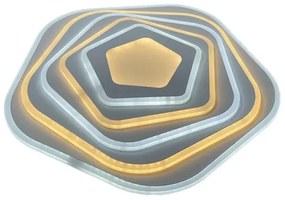 Plafonieră LED dimabilă LED/125W/230V 3000-6500K + telecomandă