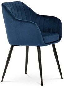 Set de scaune de sufragerie PIKA BLUE4, 2 buc