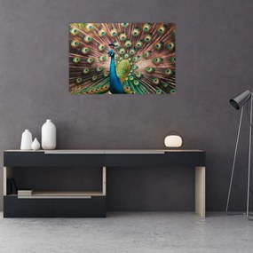 Tablou - Păun (90x60 cm)