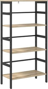 vidaXL Raft pentru cărți Stejar Sonoma 60 x 29,5 x 115 cm